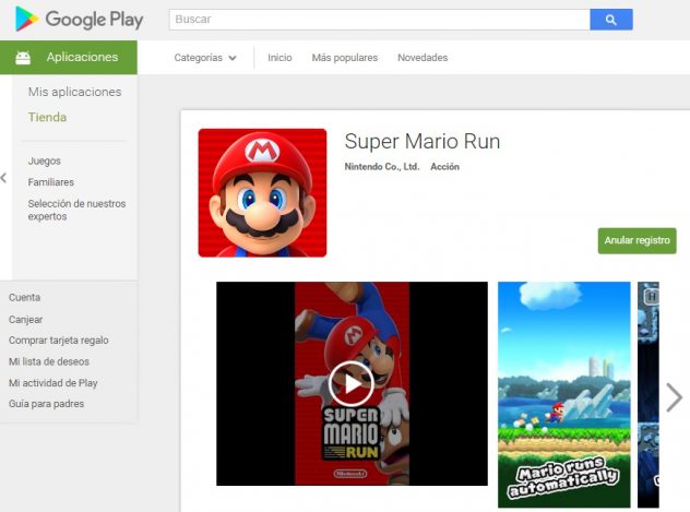 super mario run android