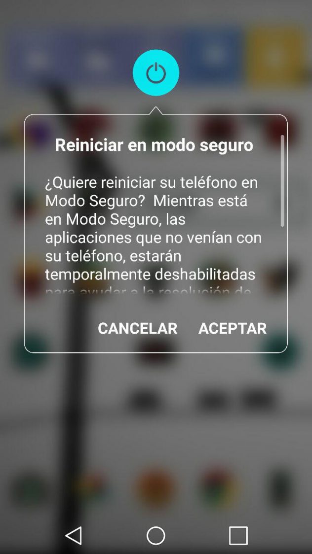 modo seguro android