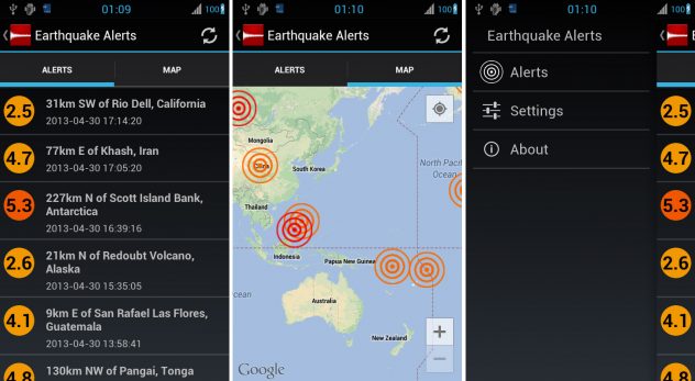 alerta terremotos