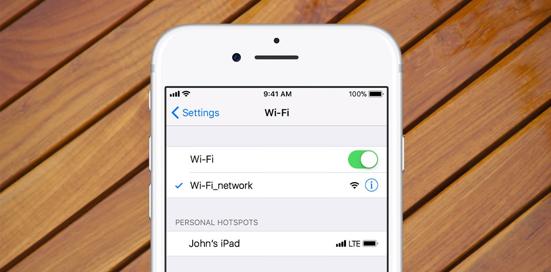 contraseñas WiFi guardadas iphone