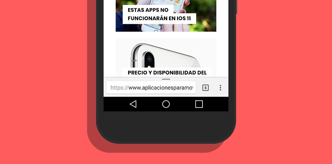 mover barra direcciones chrome android