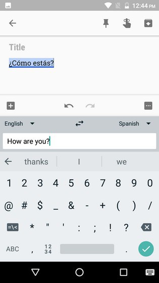 Translated gboard