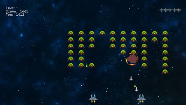 alien Invaders Chromecast game