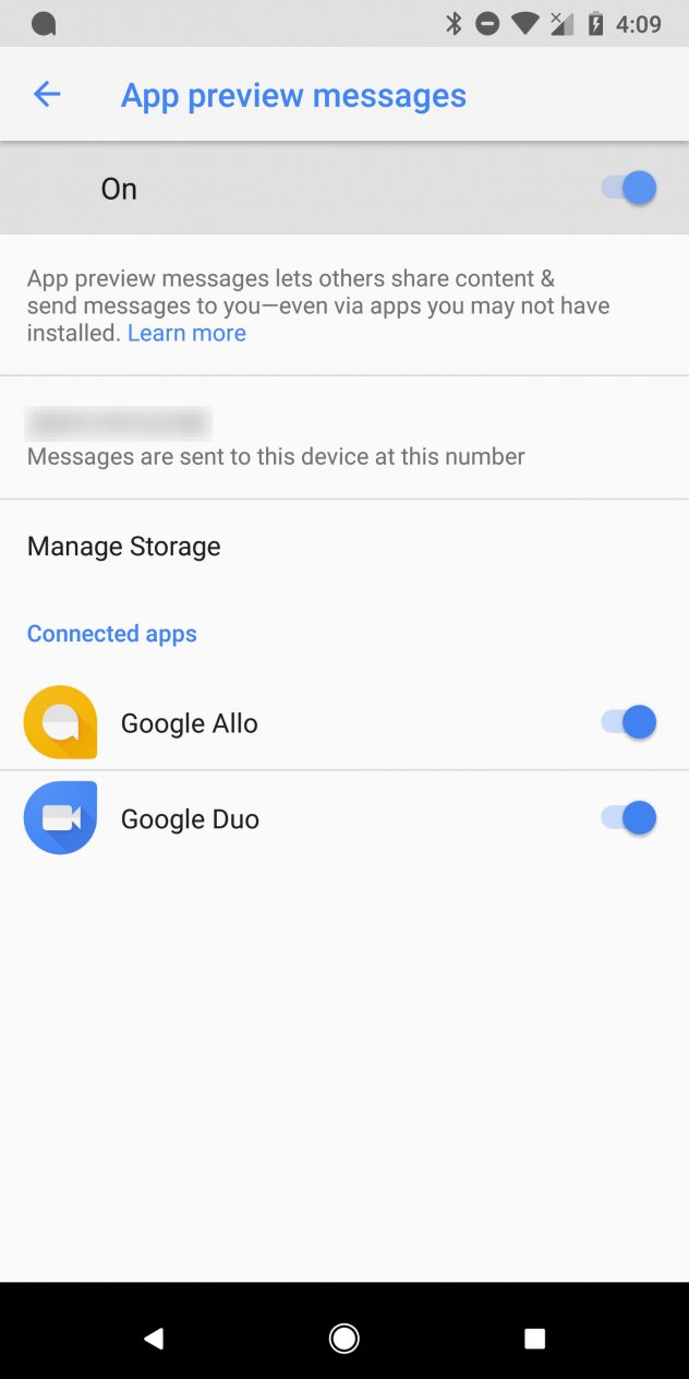 google duo App Preview Messaging