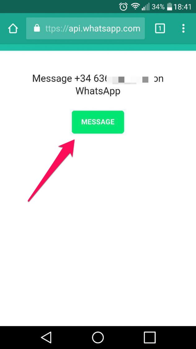 Comment envoyer un message par WhatsApp sans enregistrer le numéro de contact