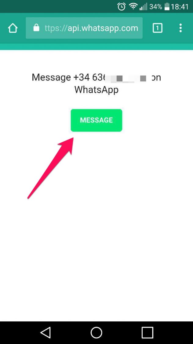 enviar mensaje WhatsApp sin guardar contacto 2