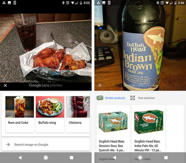 identificar comida google lens