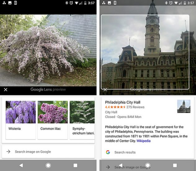 identificar edificio google lens