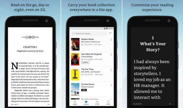 kindle lite aplicación