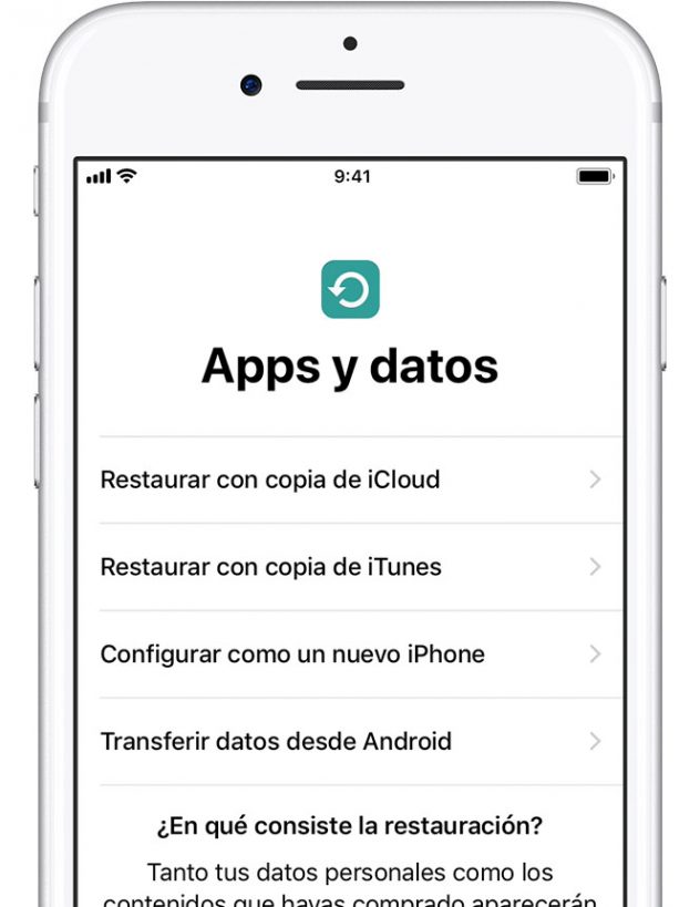 Cómo pasar los datos de un móvil Android a un iPhone
