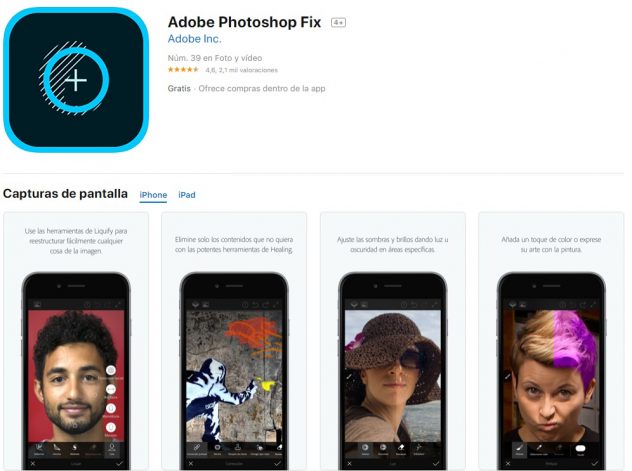 descargar Adobe Photoshop Fix