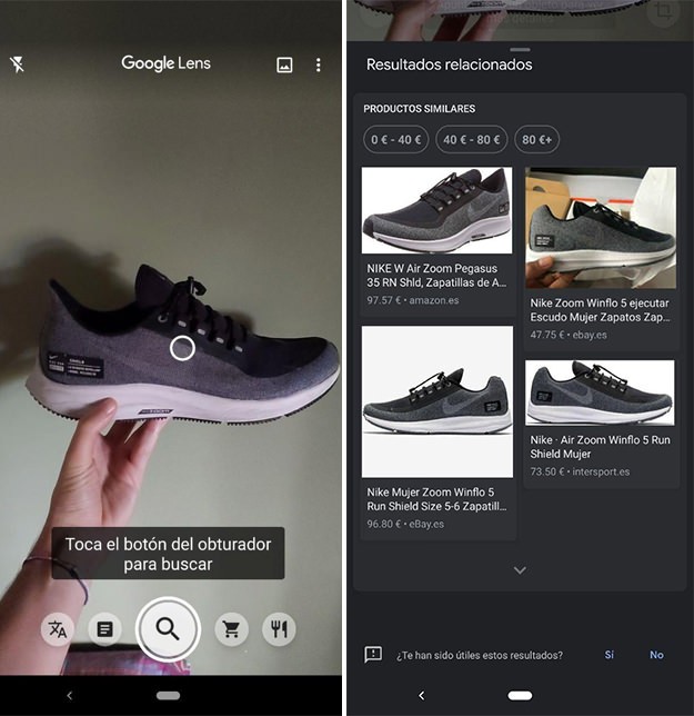 google lens buscar ropa